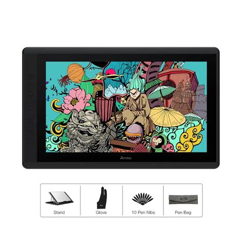 Artisul D16 Battery Free Graphics Tablet IPS Pen Display Monitor 15.6 ...