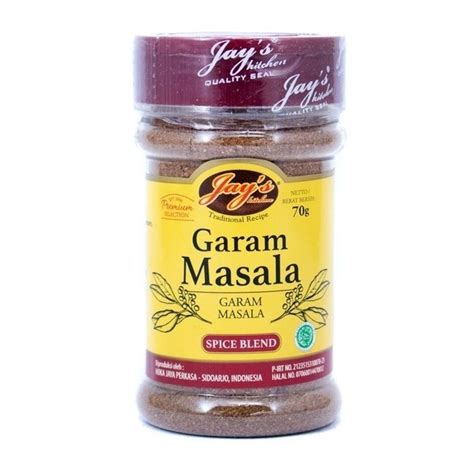 Jual Garam Masala Merk Jays Bumbu Khas India Pakistan Isi Gram