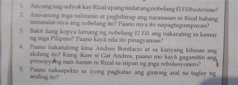 1 Ano Ang Nag Udyok Kay Rizal Upang Isulat Studyx