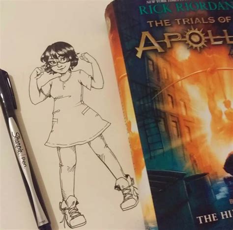 Meg Mccaffrey One Of Her Coolest Drawings Percy Jackson Books Percy