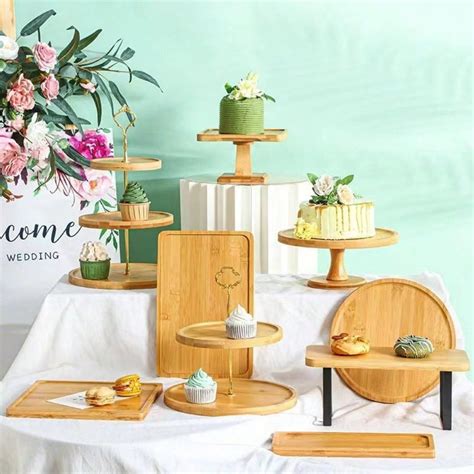 7 8in Double Layered Cake Stand Party Wedding Dessert Stand Floor