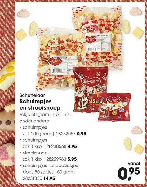 Schuttelaar Schuimpjes En Strooisnoep Aanbieding Bij HANOS