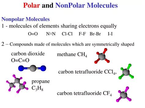 Ppt Polar And Nonpolar Molecules Powerpoint Presentation Free Download Id 6695002