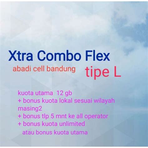 Jual Kartu Perdana Data Kuota Xl Unlimited Turbo Xtra Combo FLEX Tipe L