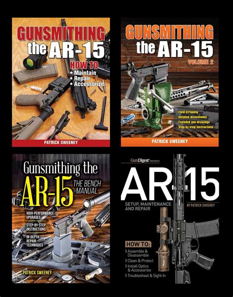 Gunsmithing The Ar 15 Collection 4 Books Gundigest Store