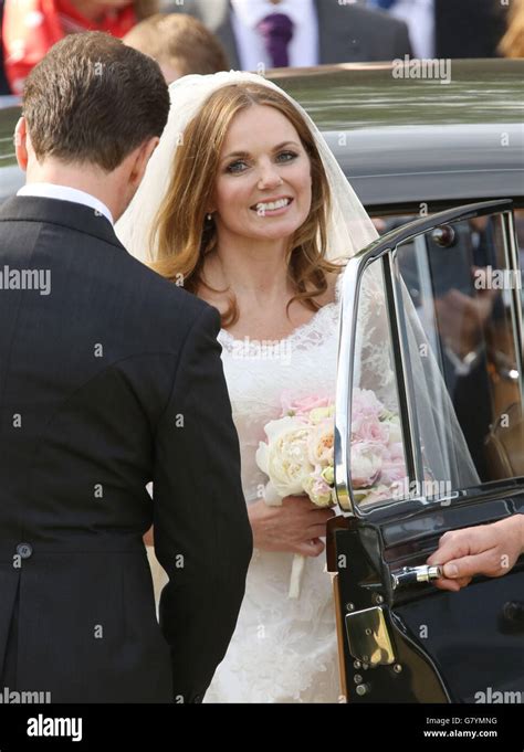 Geri Horner Geri Halliwell Et Son Mari Christian Horner Banque De