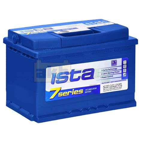 Аккумулятор Ista 6СТ-74 7 Series купить | Низкая цена