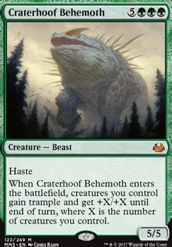 Craterhoof Behemoth Modern Masters 2017 Modern Card Kingdom