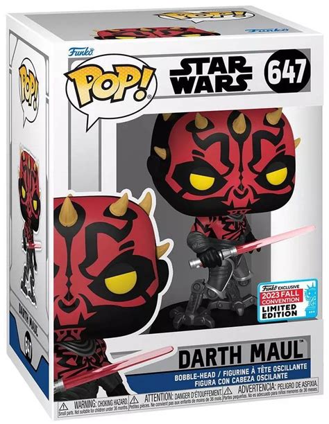 Funko Pop Movies Star Wars Darth Maul Convention Limited