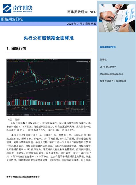 股指期货日报：央行公布超预期全面降准