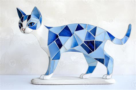 Elegant sphynx cat with blue and grey mosaic skin standing against a