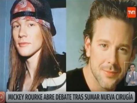 Mickey Rourke de Sex Symbol a caso patológico Sociedad Chilena de