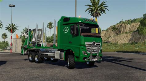 Mercedes Benz Actros Forstaufbau V10 Truck Farming Simulator 2022