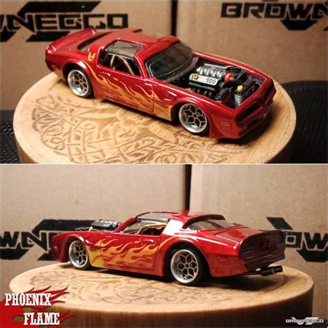 Vidi Browneggo On Instagram PHOENIX FLAME Custom Hot Wheels 77 Pontiac Firebird Hotwheels