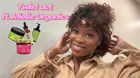 How To Do A Flat Twist Out On Natural Hair Mielle Organics Color Treated Hair Youtube