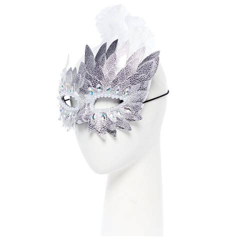 Silver Layered Masquerade Mask | Party Delights