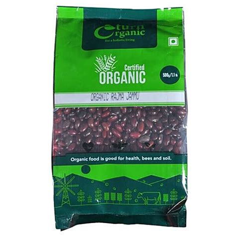 Buy Turn Organic Rajma Jammu 500 Gm Pouch Online At Best Price Of Rs