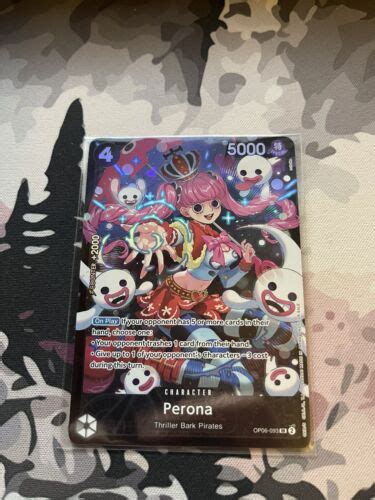 One Piece Card Game Store Treasure Cup Perona Op Top Nm