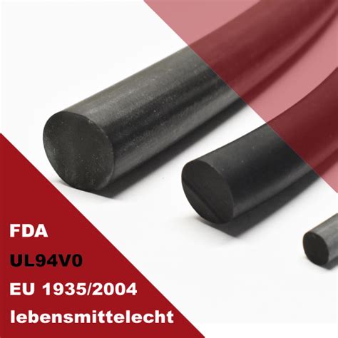 Viton FKM Rundschnüre Vollmaterial FDA