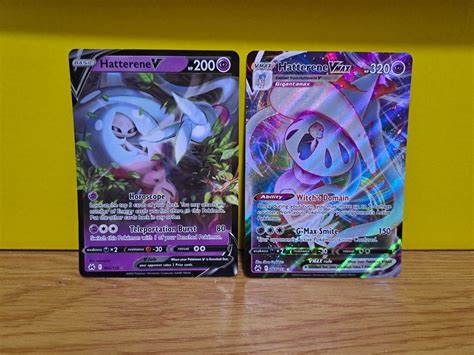 Hatterene V Vmax Cz Crown Zenith Pokemon Cards Hobbies Toys Toys