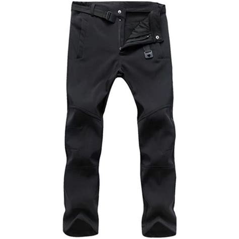 Hommes Femmes Chaud Pantalon Doublé Polaire Coupe Vent Imperméable