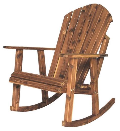 Cedar Adirondack Porch Rocking Chair from DutchCrafters Amish