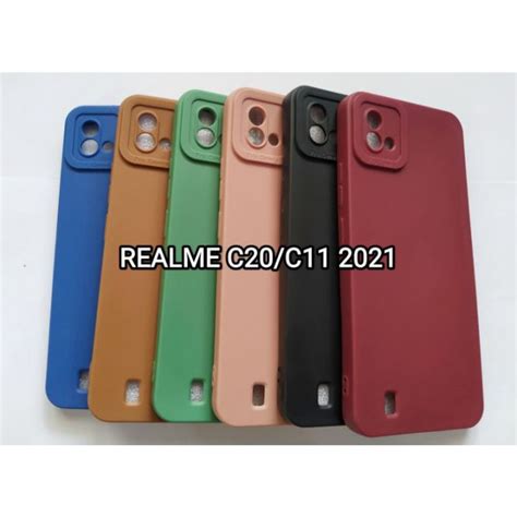 PRO CAMERA CASE REALME C20 SOFTCASE MACARON CASE WARNA KAMERA PROTECT