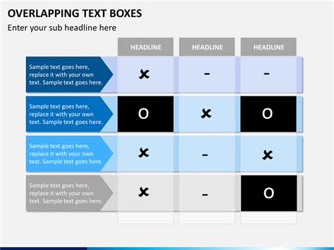 Overlapping Text Boxes PowerPoint And Google Slides Template PPT Slides