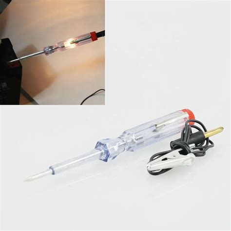 V W Plastic Voltage V Car Tester Circuit Pen Auto V Long Handle