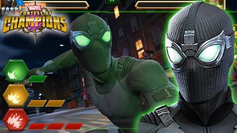 Spider Man Stealth Suit All Special Attacks Marvel Contest Of Champions Content Creator