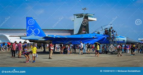 Avions Militaires Pour L Affichage Dans Changi Singapour Photographie