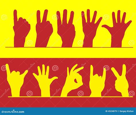 Counting Fingers Cartoon Vector | CartoonDealer.com #10590205