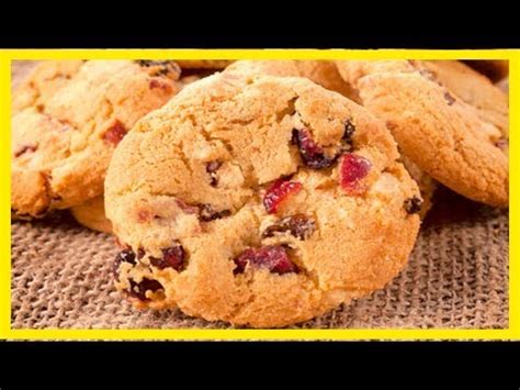 Galletas Con Trozos De Cereza Y Chocolate YouTube