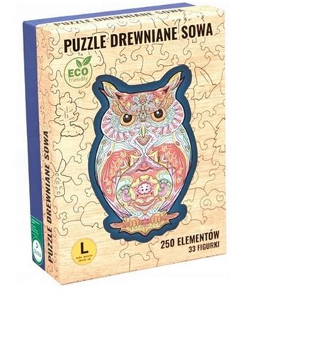 Puzzle Drewniane Sowa El Figurki Bydgoszcz Kup Teraz Na