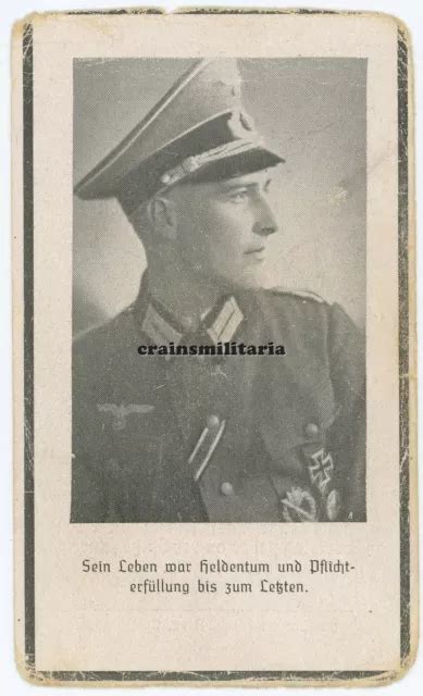 ORIG STERBEBILD 297 ID Offizier Mit Orden EK1 Bei KUPIANSK Ukraine