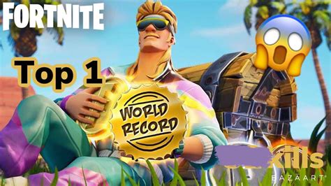 Top 1 Fortnite On Tente Le World Record YouTube