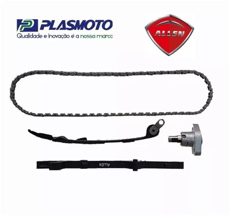 Kit Corrente Comando Tensionador Tensor Guia Twister Cbx 250