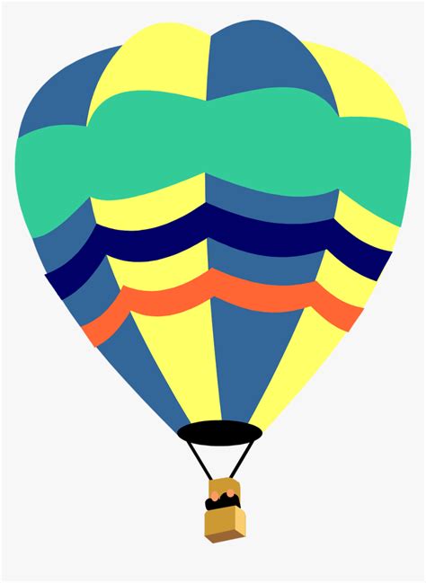 Hot Air Balloon Clip Art Outline Cute Hot Air Balloon Clipart HD Png