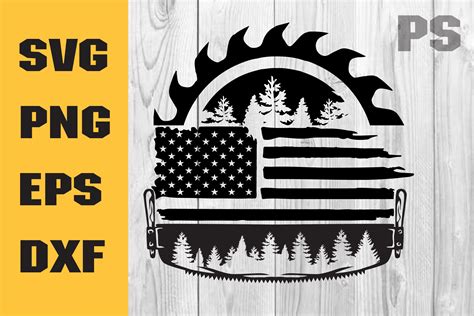 Us Lumberjack Svg Wood Logo Svg Graphic By Ilukkystore · Creative Fabrica