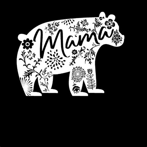 Mama Bear Cricut SVG and PNG Cut File | Etsy