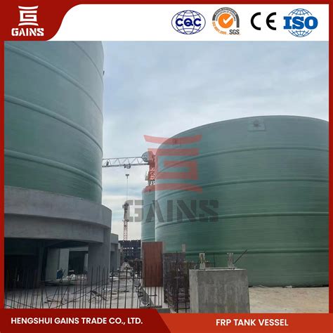 Gains Winding Frp Chemical Storage Tanks Factory China Frp Large