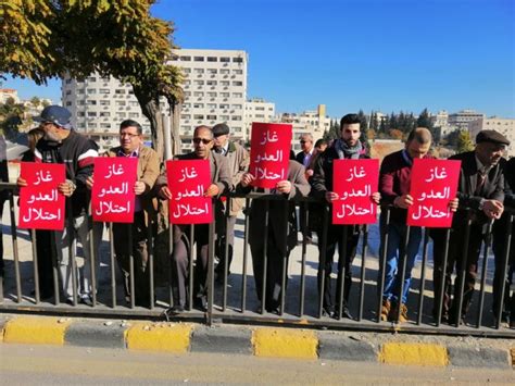 وقفة أمام النواب للمطالبة بإسقاط اتفاقية الغاز مع الاحتلال شاهد