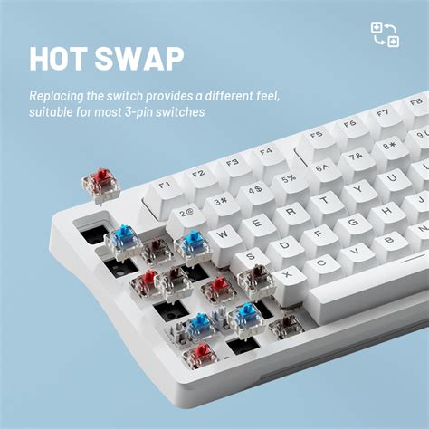 Aula S98 คยบอรดแบบกลไก Hot Swap Knob ปะเกน 98 คยบอรดเกมแบบมสายสาหรบแลปทอปพรอม