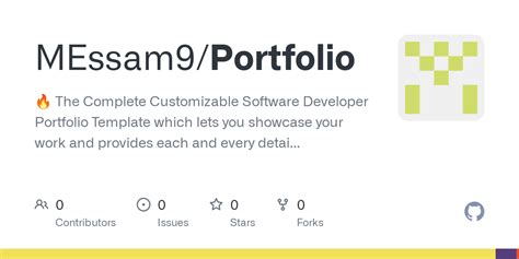 Github Messam9portfolio 🔥 The Complete Customizable Software