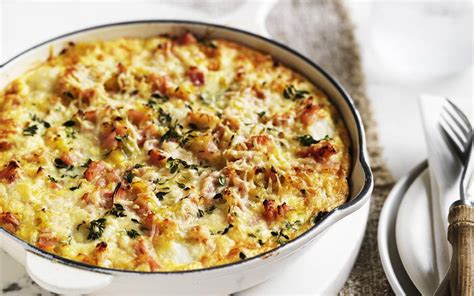 Bacon Leek And Potato Frittata