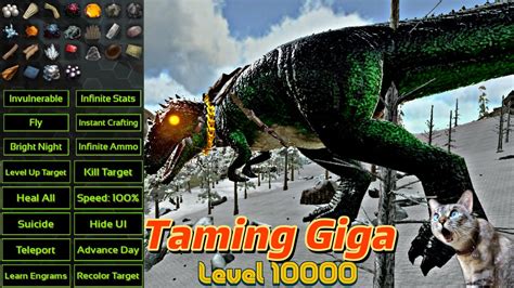 Ark Mobile Taming 10000 Level Giganotosaurus Episode 2 Titan