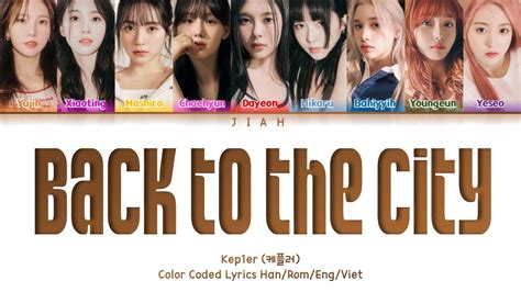 Vietsub Kep Er Back To The City Color Coded Lyrics Youtube