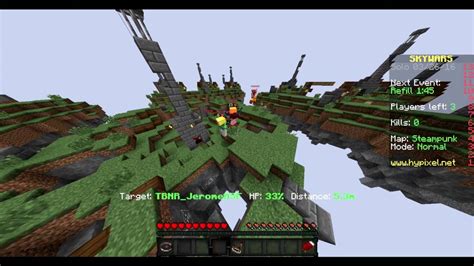 HyPixel SkyWars NORMAL MODE Team Of 2 In Solo Mode MSTPR TBNR