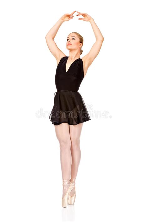 Young Wonderful Ballerina Is Dancing Gracefully Stock Image Image Of