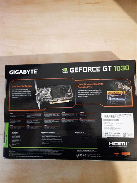 Купить видеокарта GIGABYTE GeForce GT 1030 2G LP GV N1030D5 2GL в